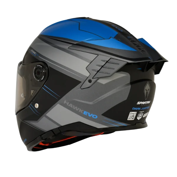Casco Spartan HAWK DARK