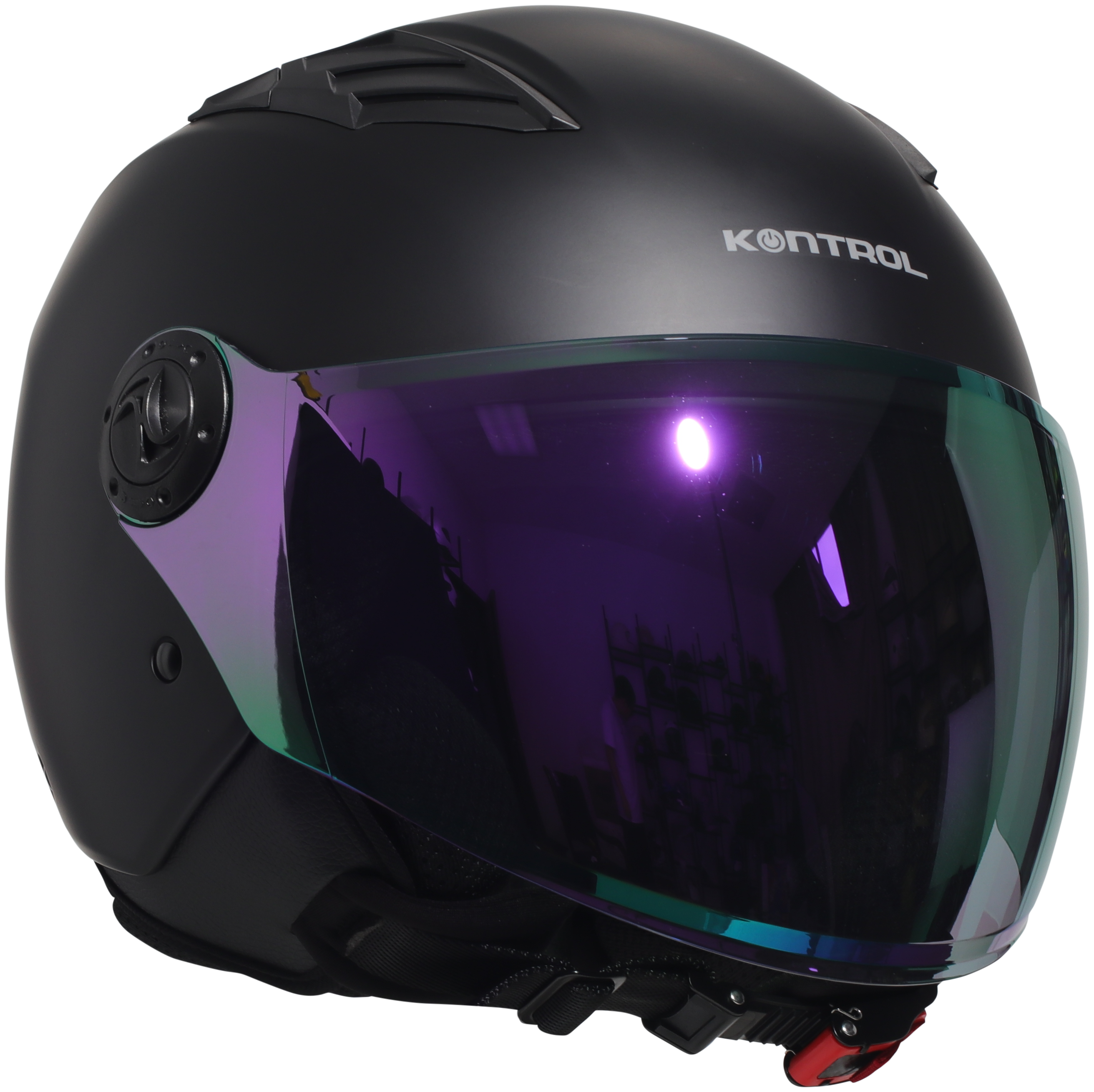 Casco KONTROL 236 Reloaded Visor Morado
