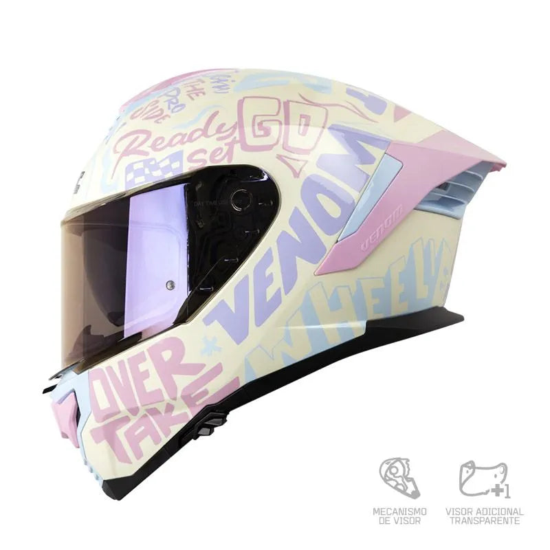 Casco SHAFT PRO 609 VENOM Block Letters