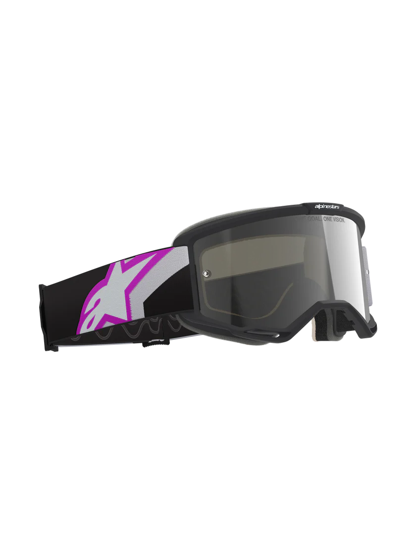 Gafas Goggle Alpinestars Vision 5 Corp Gris Morado Mirror Plata