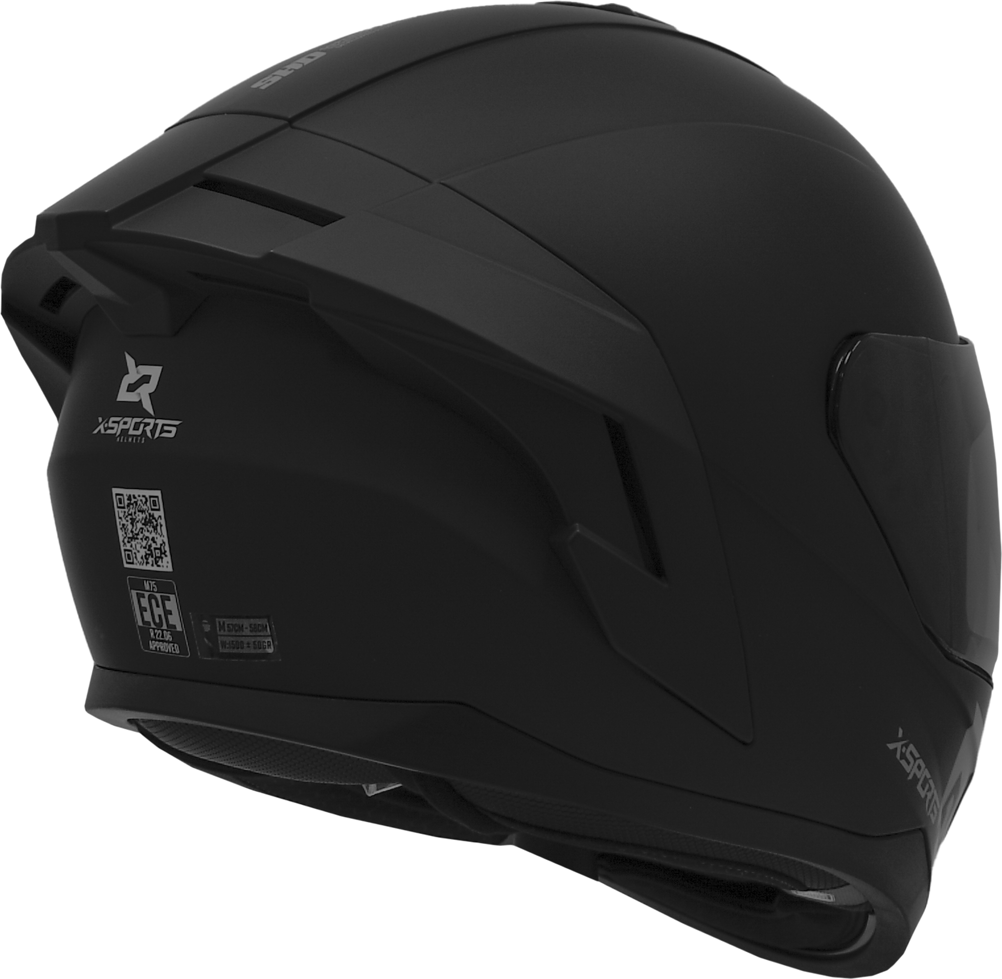 Casco XSPORTS M75 Negro Mate