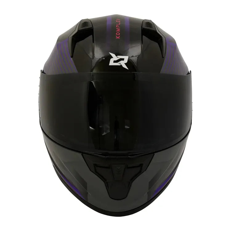 Casco XSPORTS M67 Komplex Negro Morado