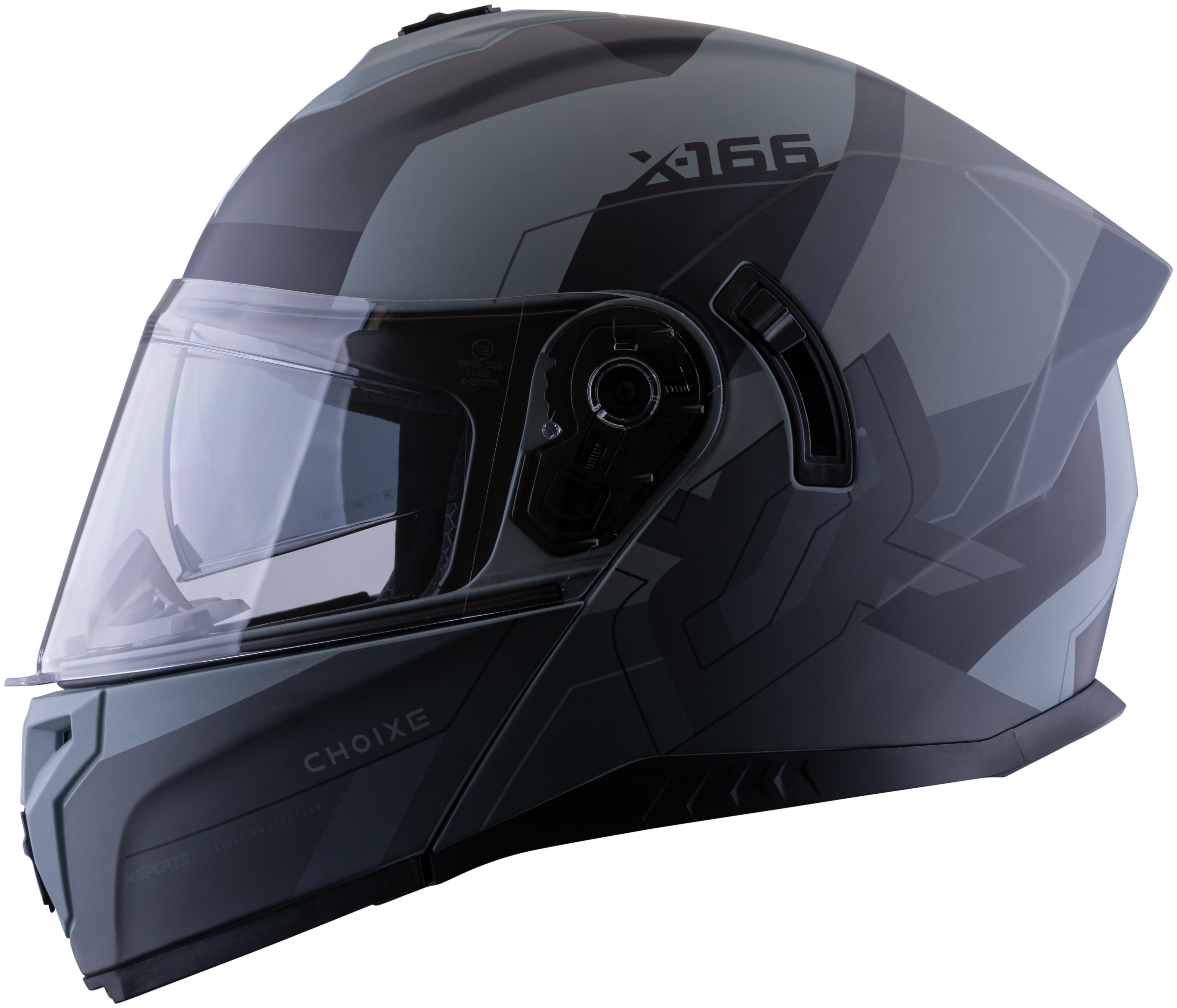 Casco XSPORTS 166 Choixe Negro Gris Mate