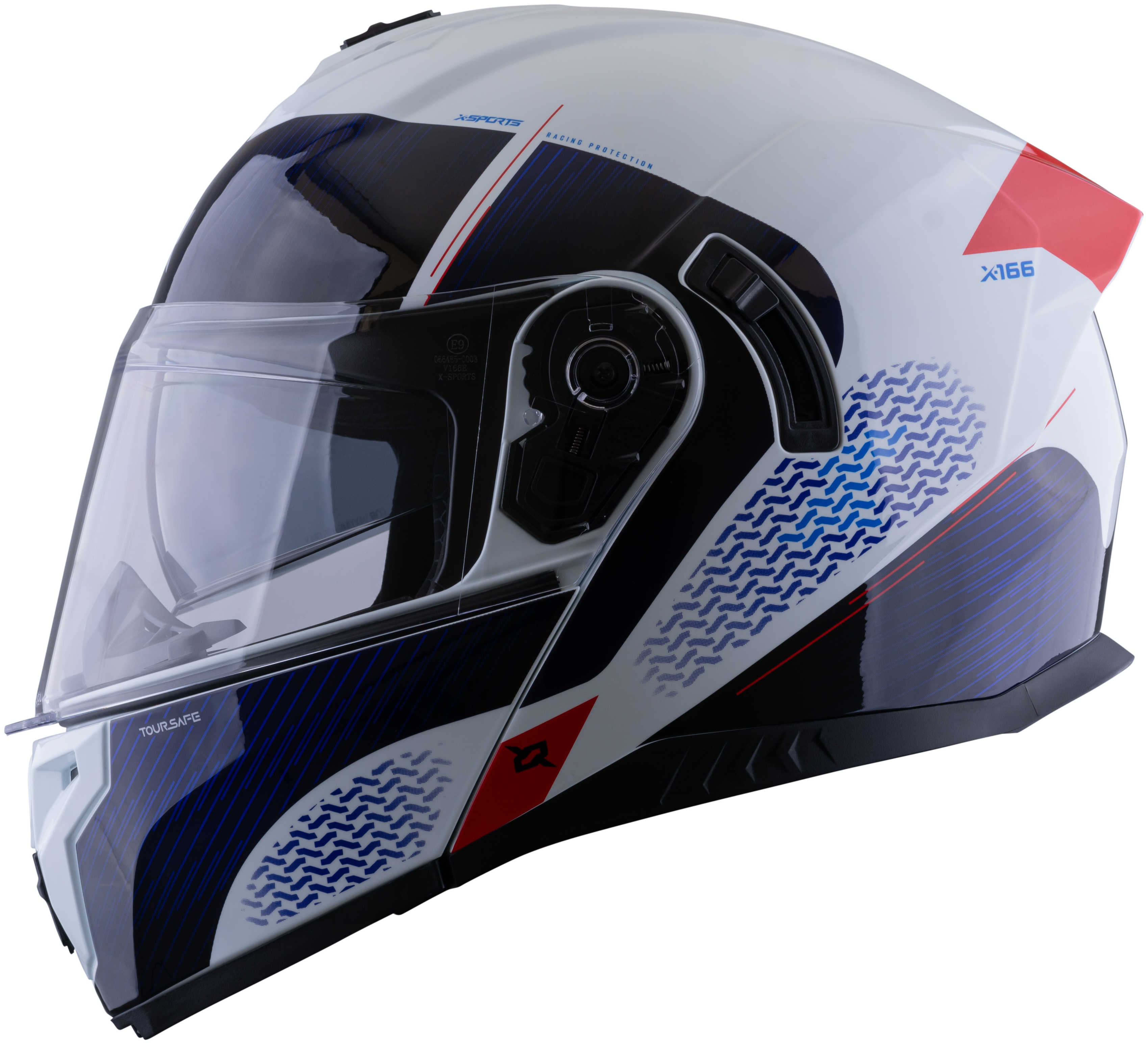 Casco XSPORTS 166 Toursafe Blanco Brillante