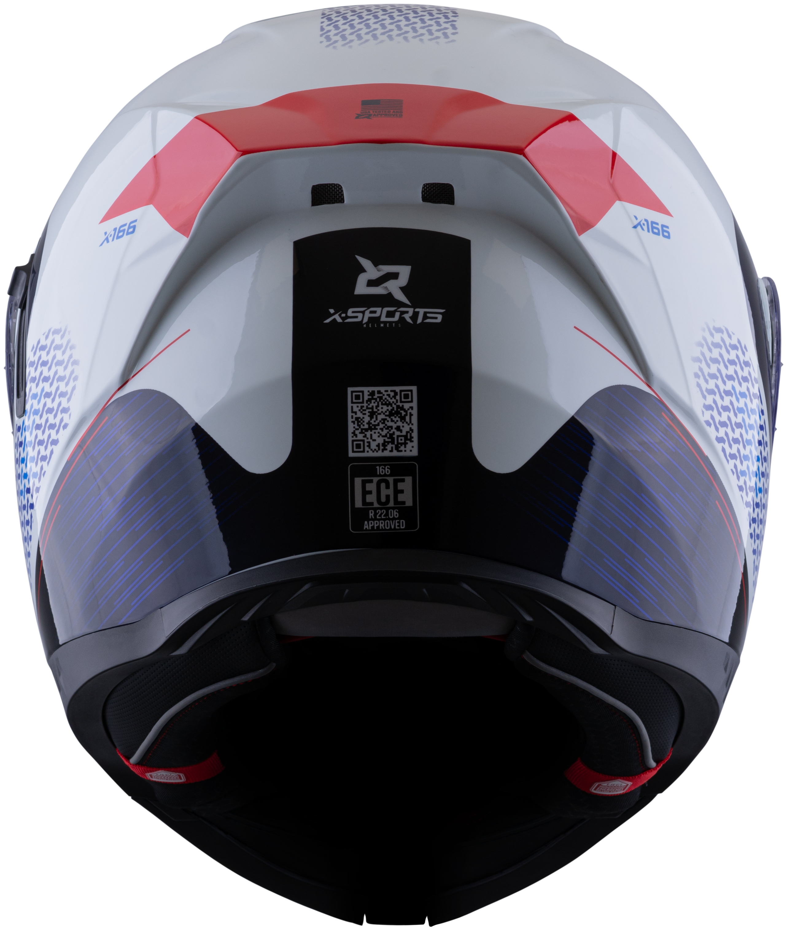 Casco XSPORTS 166 Toursafe Blanco Brillante