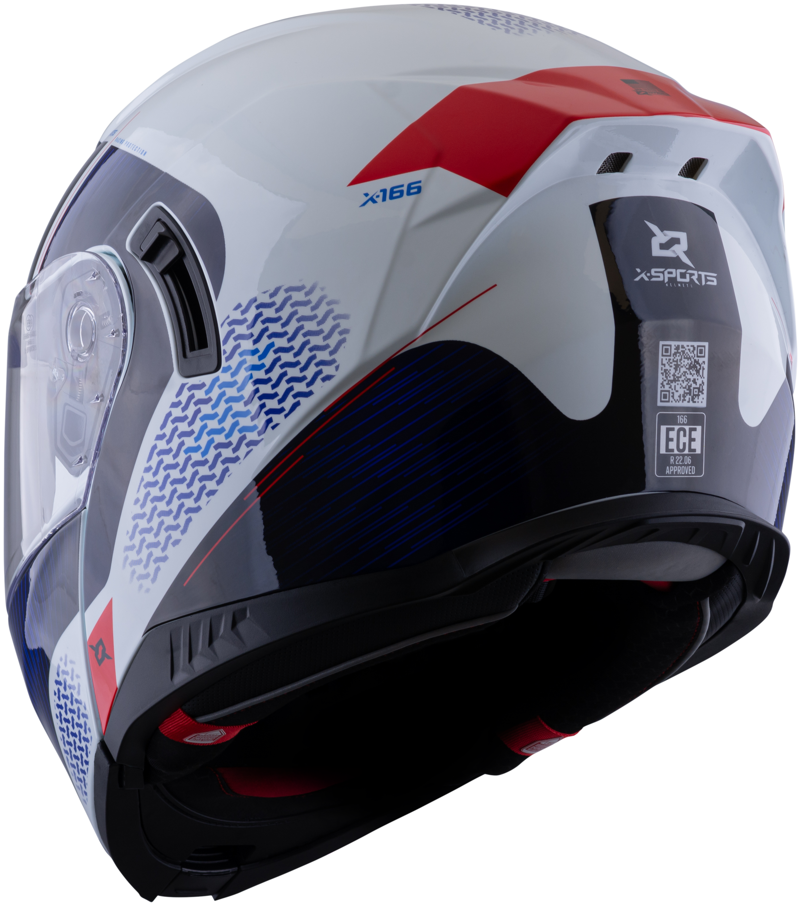 Casco XSPORTS 166 Toursafe Blanco Brillante