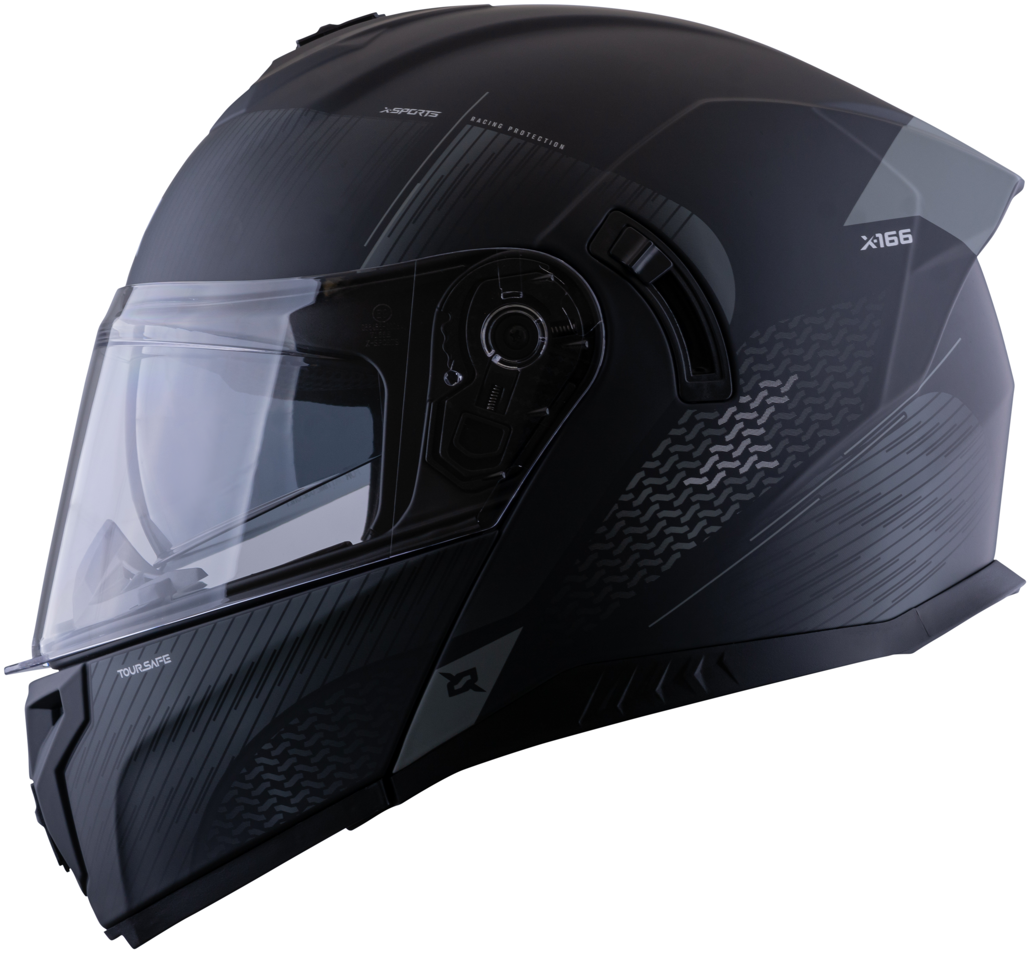 Casco XSPORTS 166 Toursafe Negro Gris