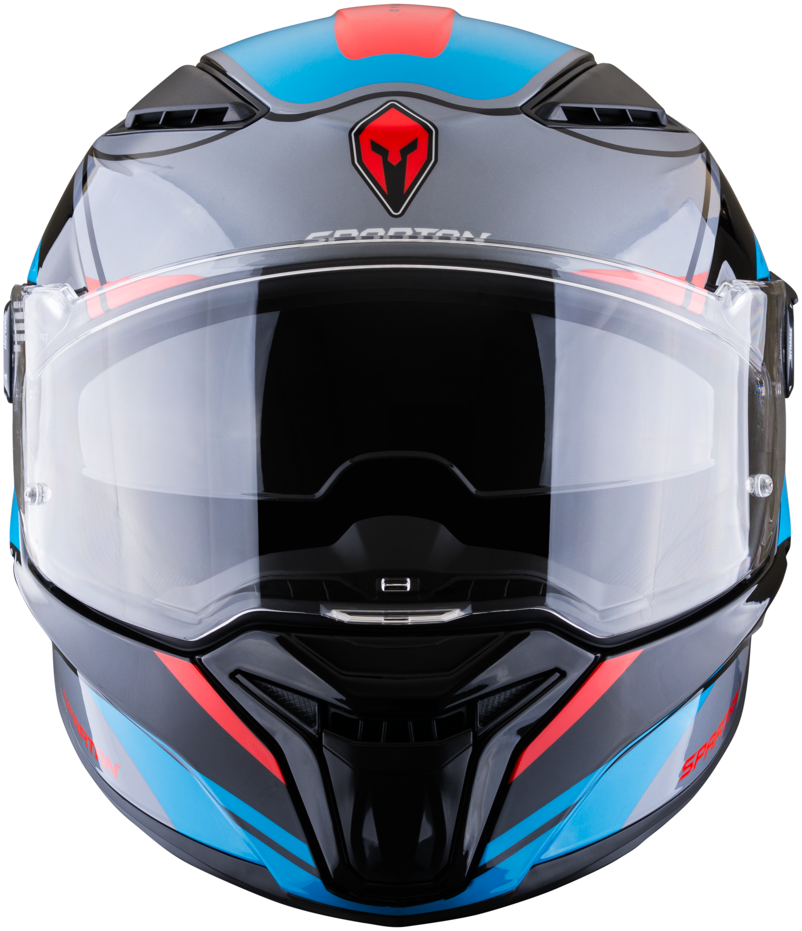 Casco SPARTAN Panther CV Negro Azul