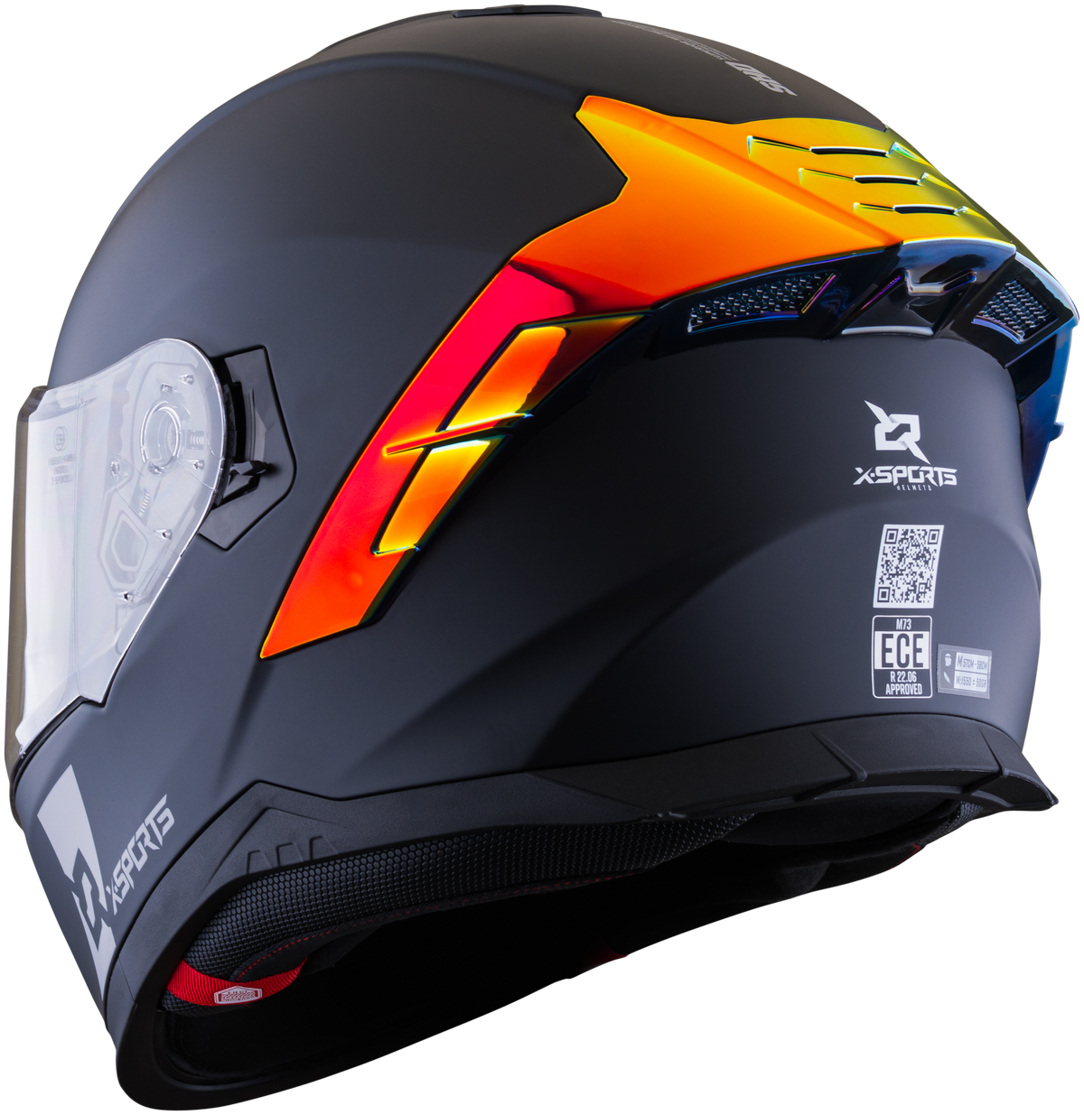 Casco XSPORTS M73 Negro Mate