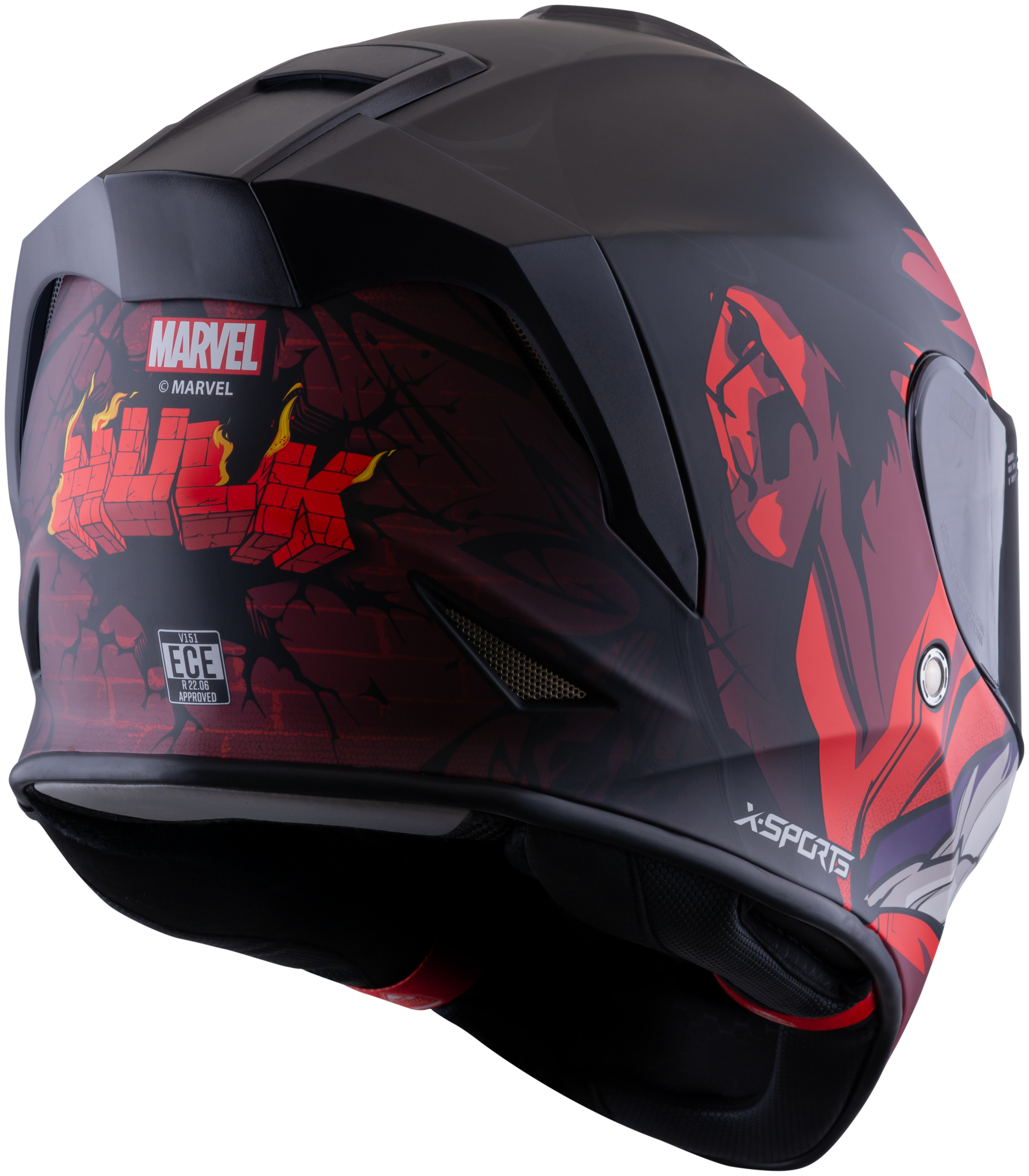 Casco XSPORTS V151 Red Hulk