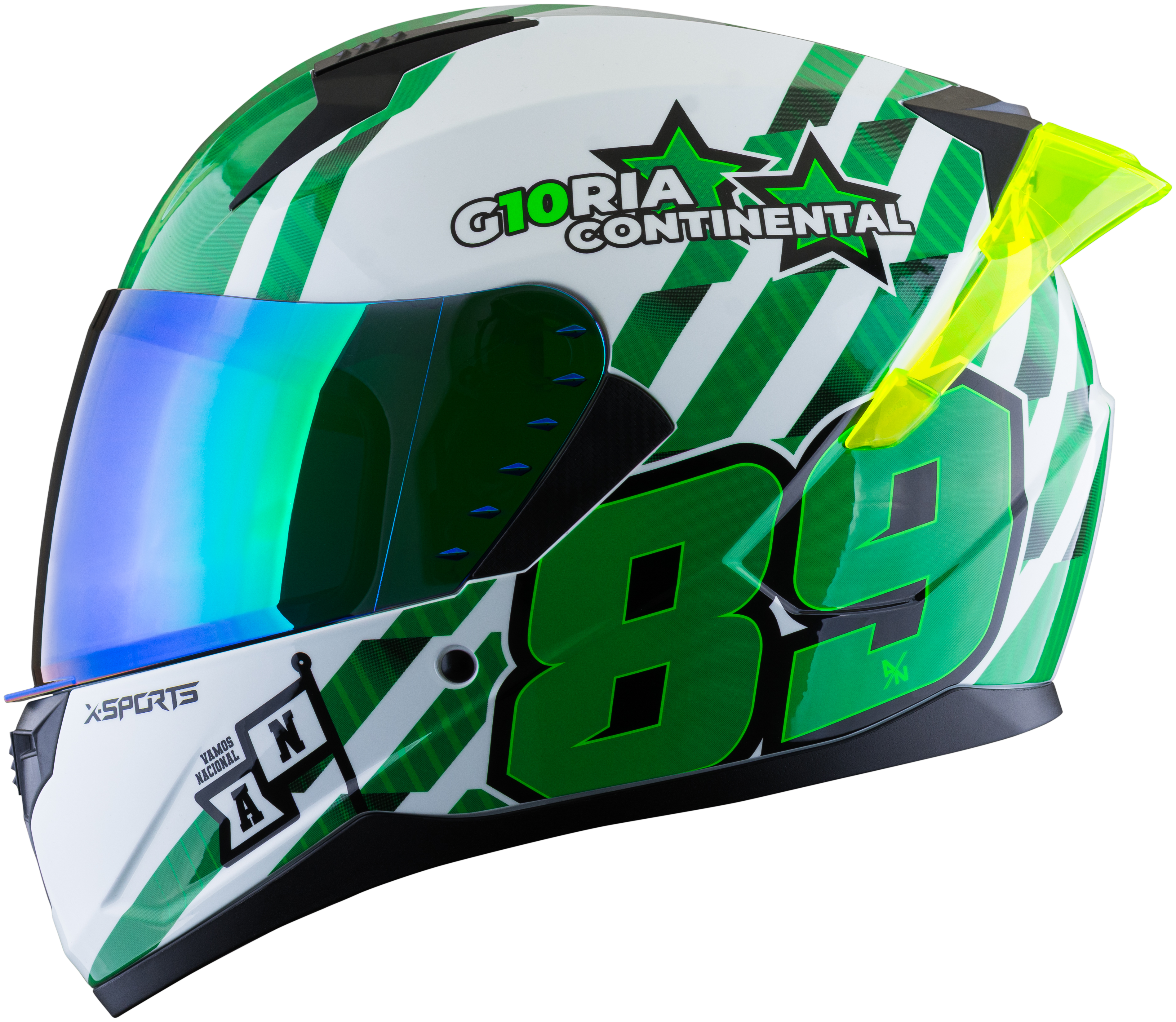 Casco XSPORTS M67 Atletico Nacional
