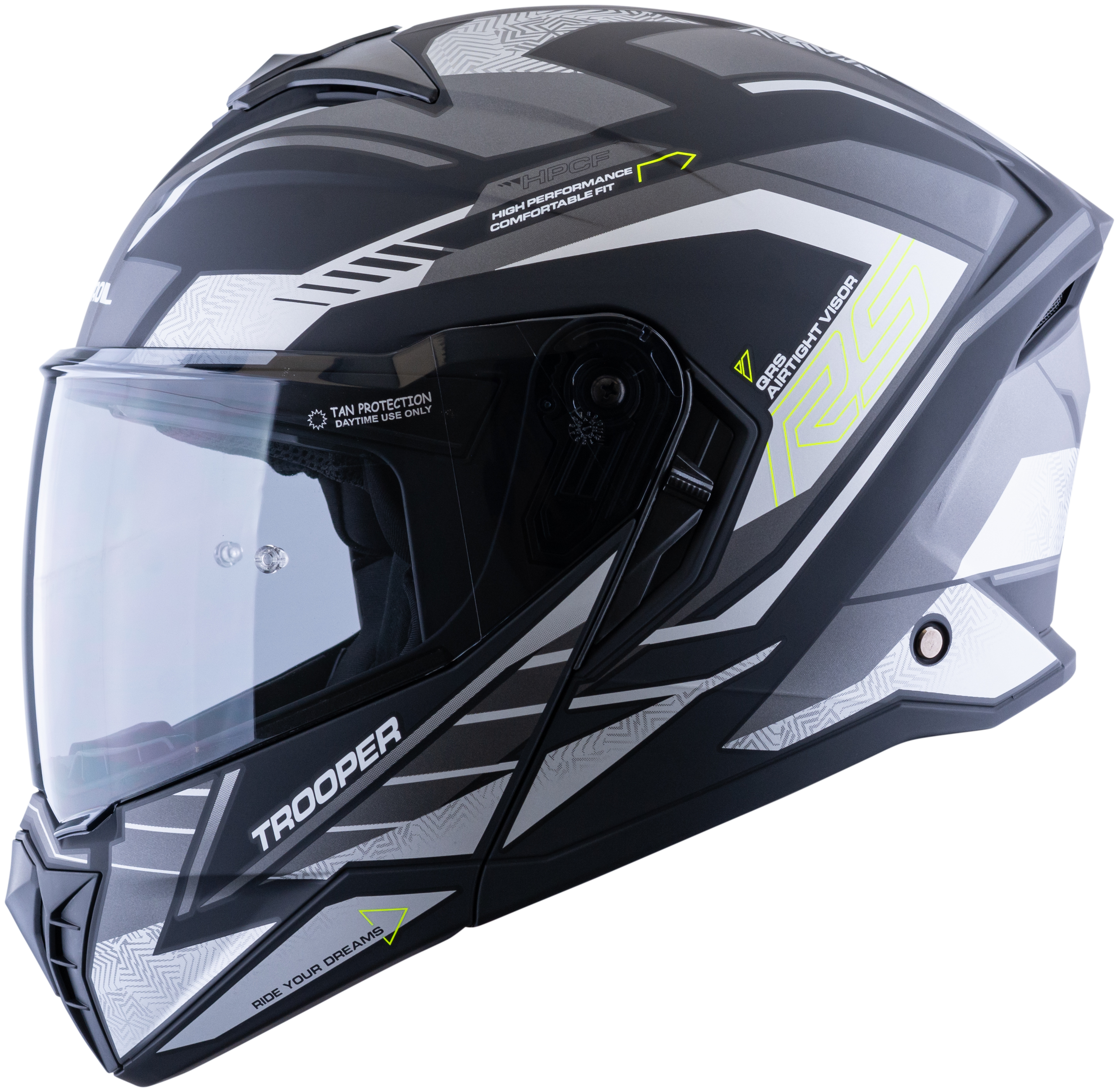 Casco KONTROL Trooper RS Gris