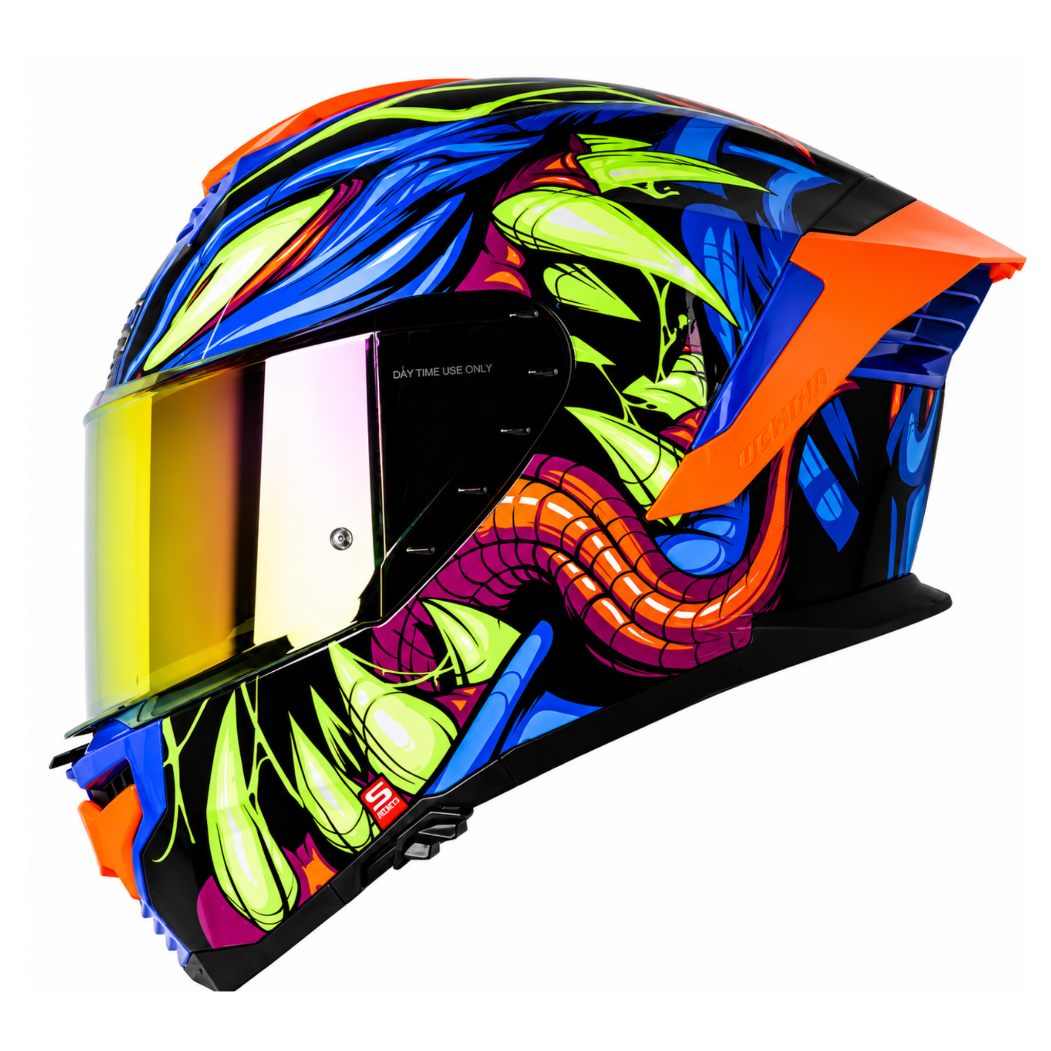 Casco SHAFT PRO 609 Venom Horror Negro Azul