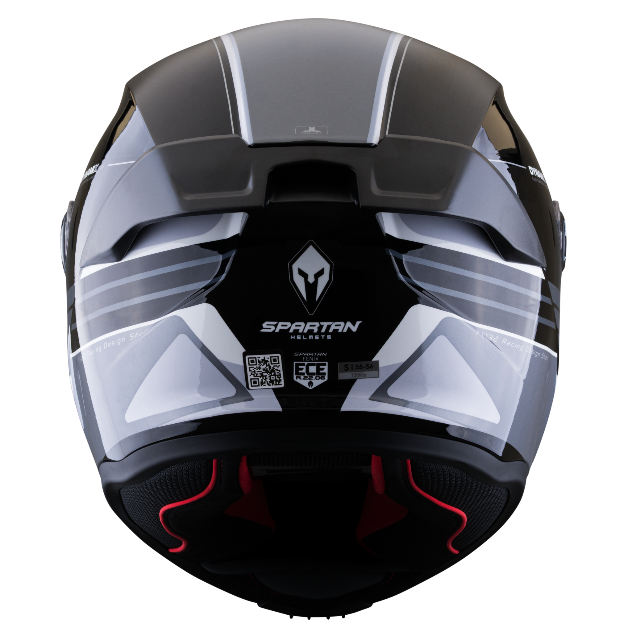 Casco SPARTAN Fenix Slab Gris Negro