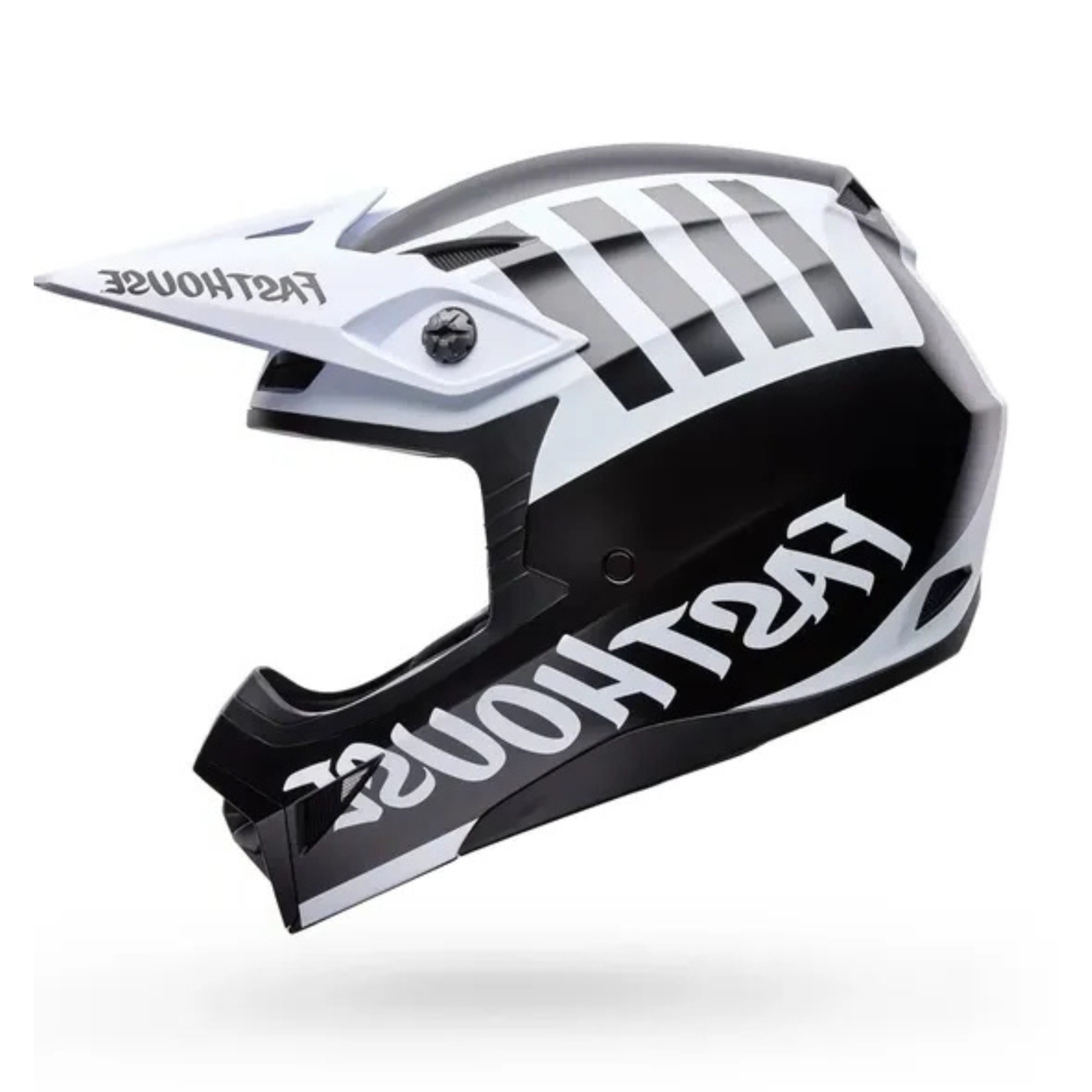 Casco Bell MX-10 MIPS Fasthouse Negro Blanco Mate