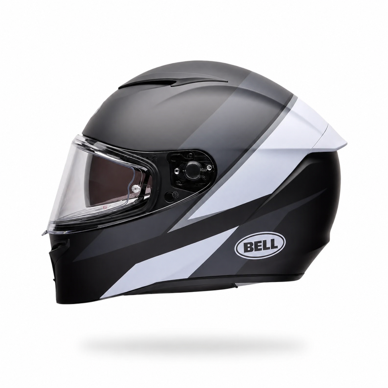 Casco BELL Lithium Flip Negro Blanco Mate