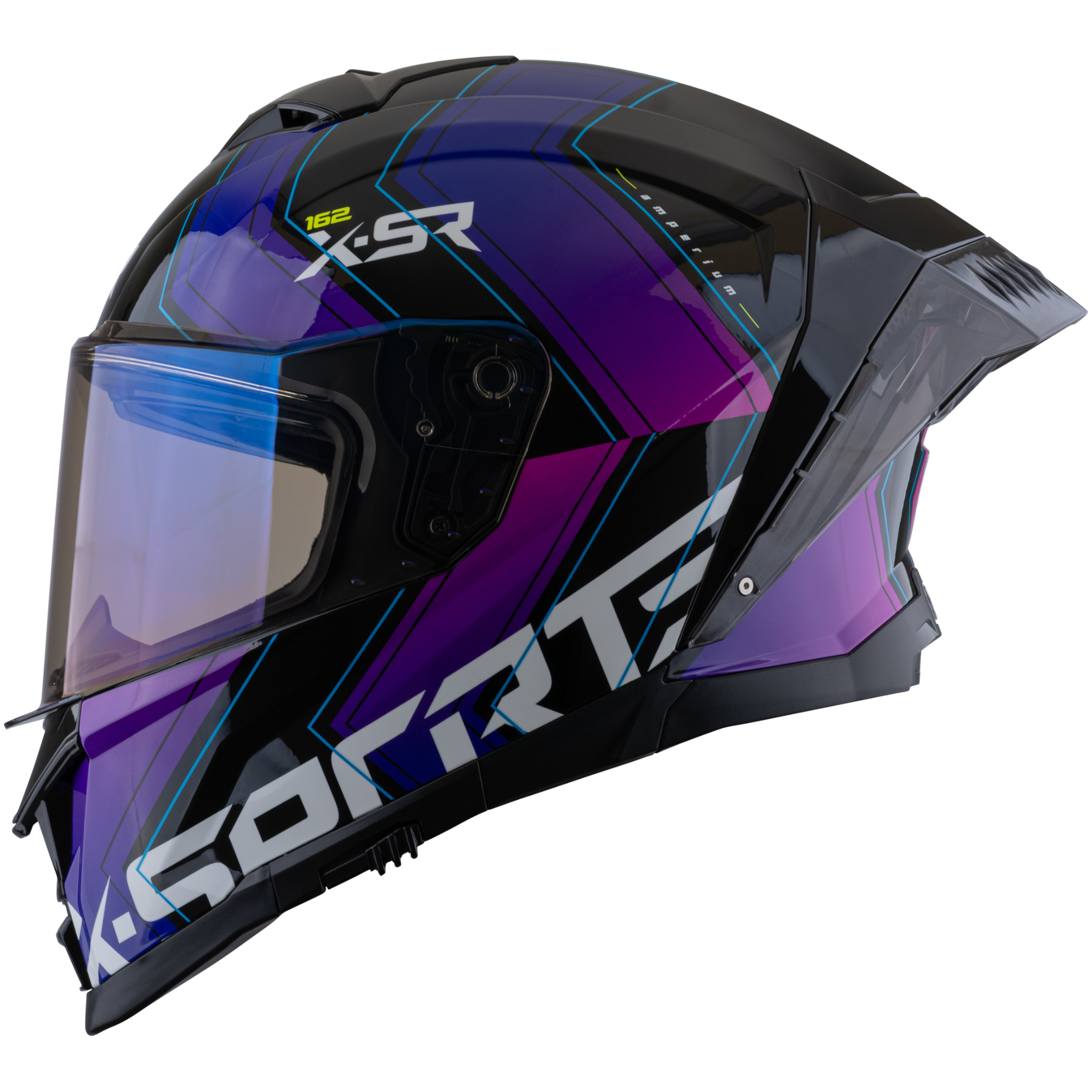 Casco Xsports x-162 Ampreium Morado Rosa