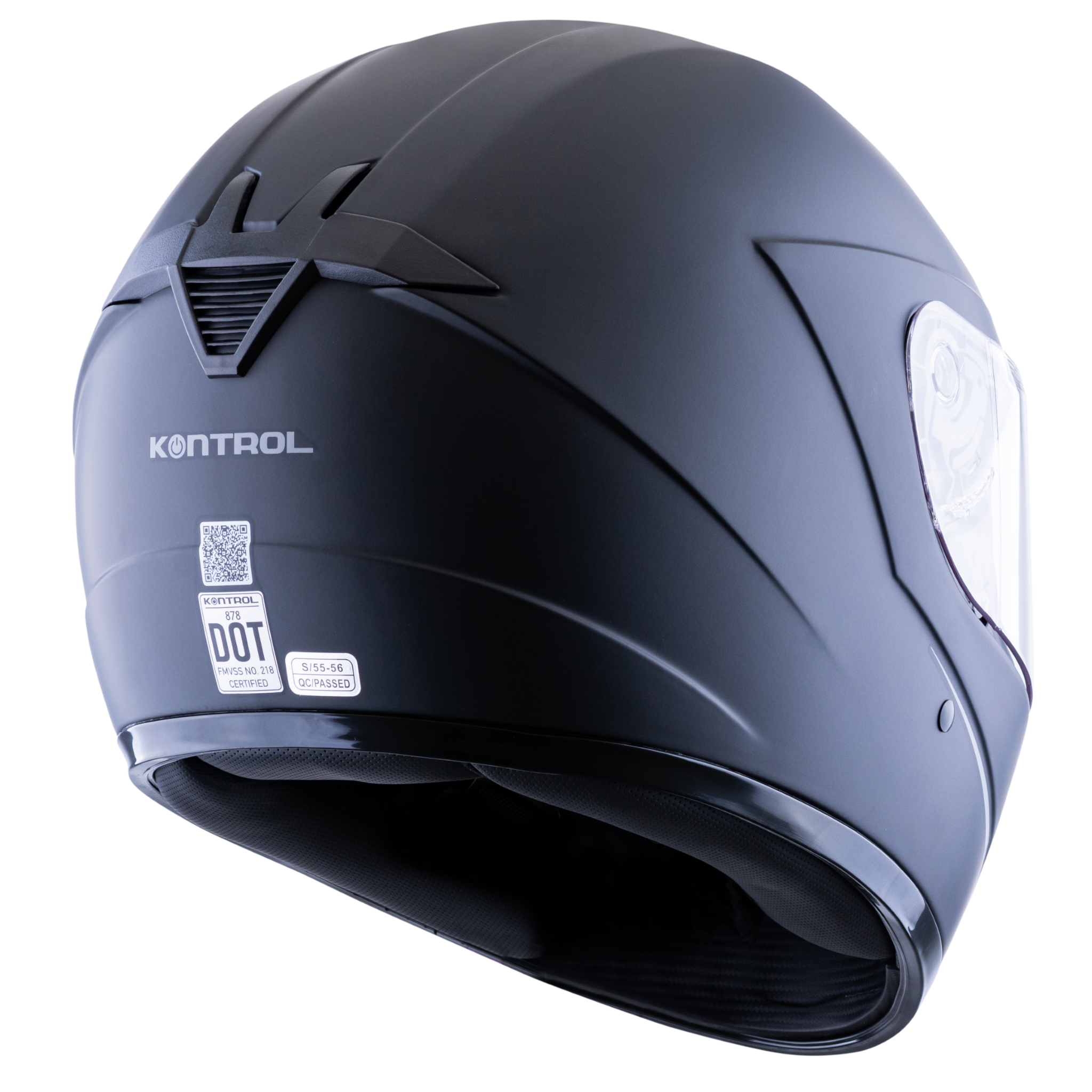 Casco KONTROL 878 Negro Mate