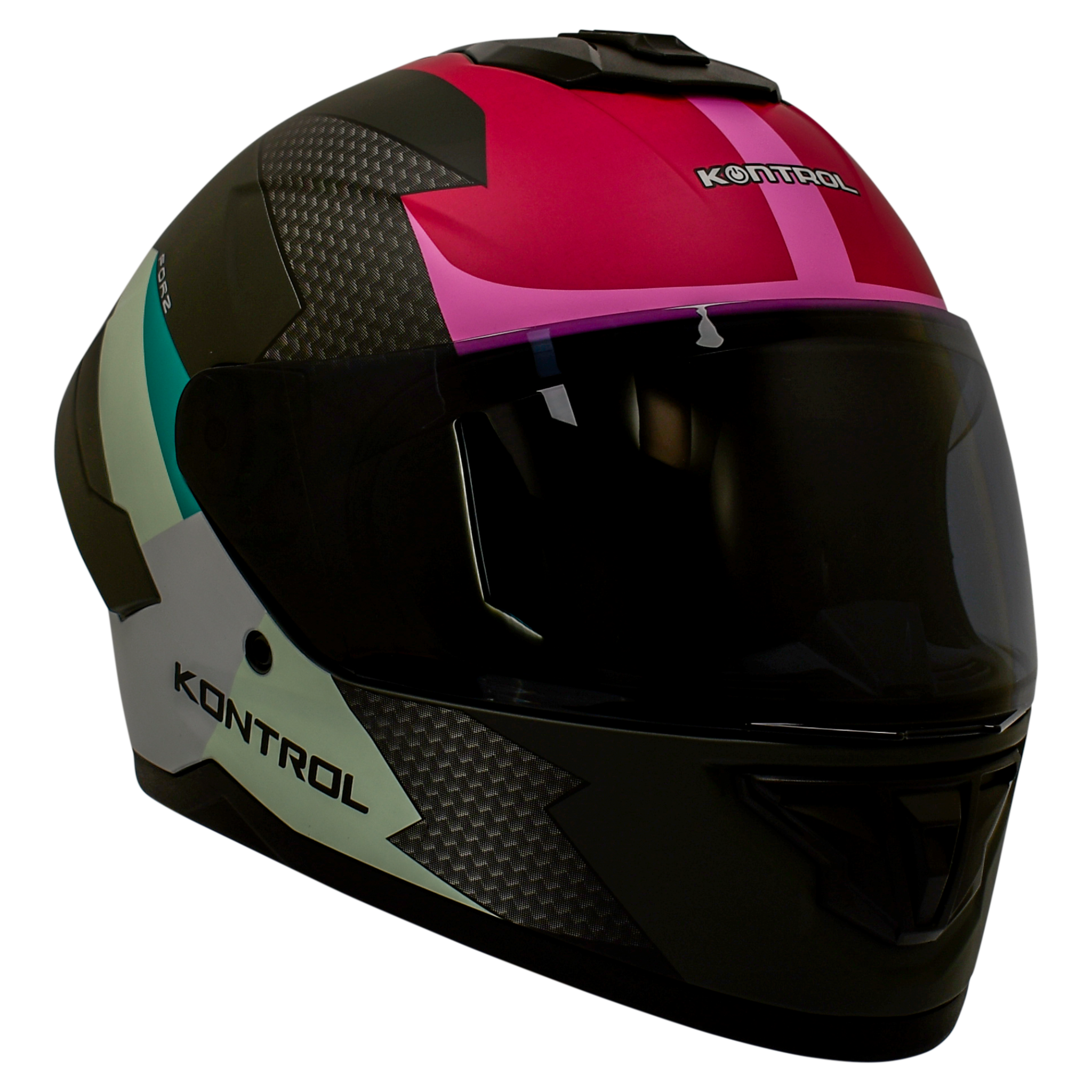 Casco KONTROL M78 Forz Negro Rosa