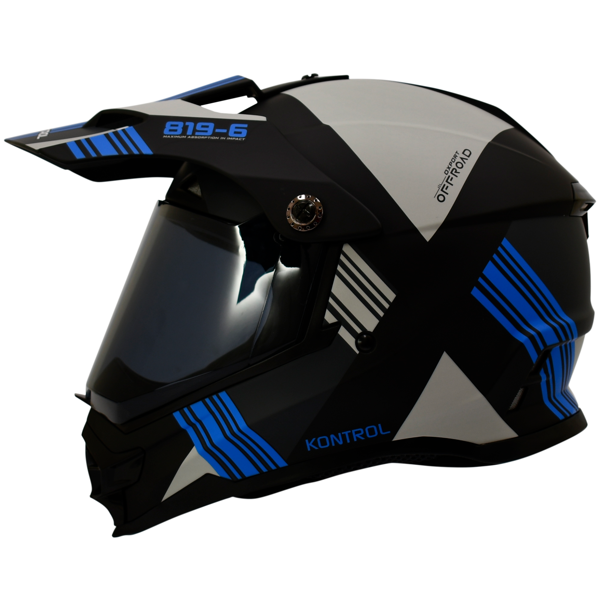 Casco Kontrol 819-6 OXPORT Negro Azul