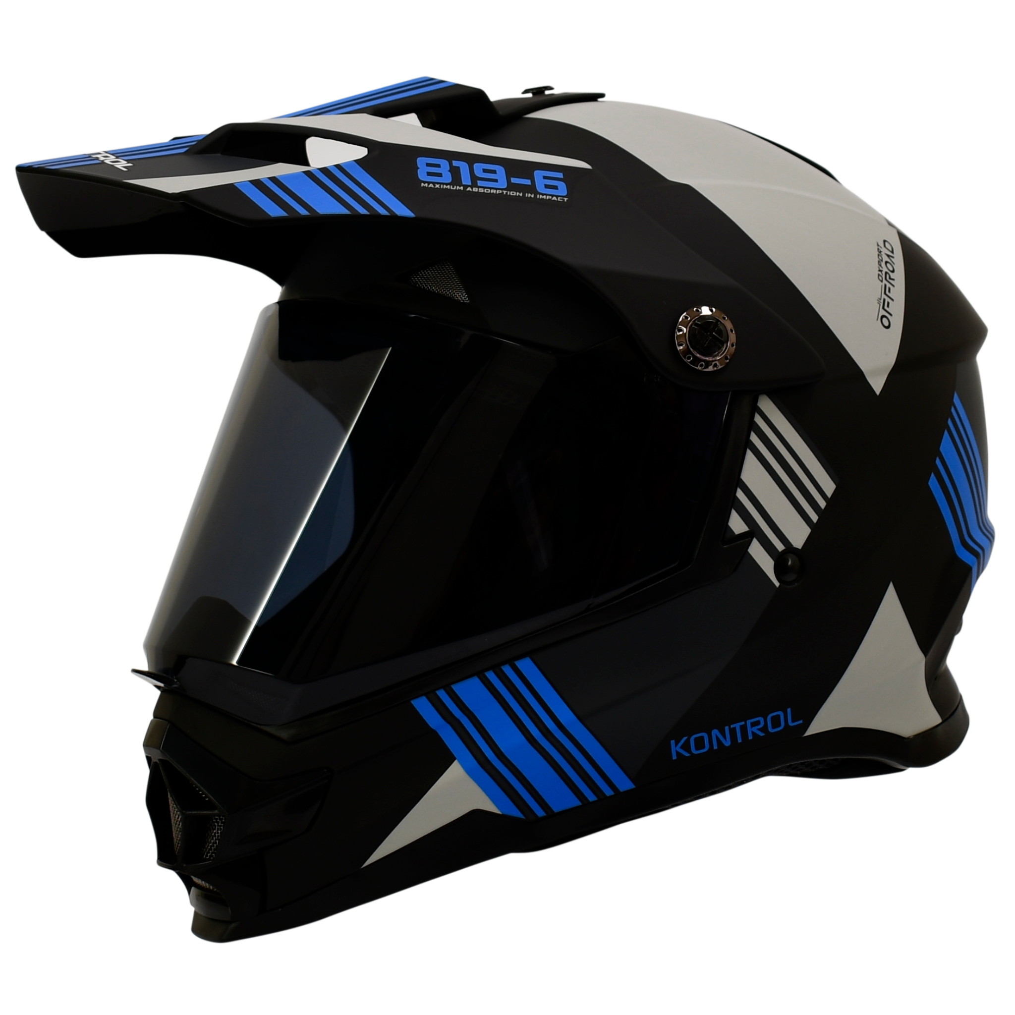 Casco Kontrol 819-6 OXPORT Negro Azul
