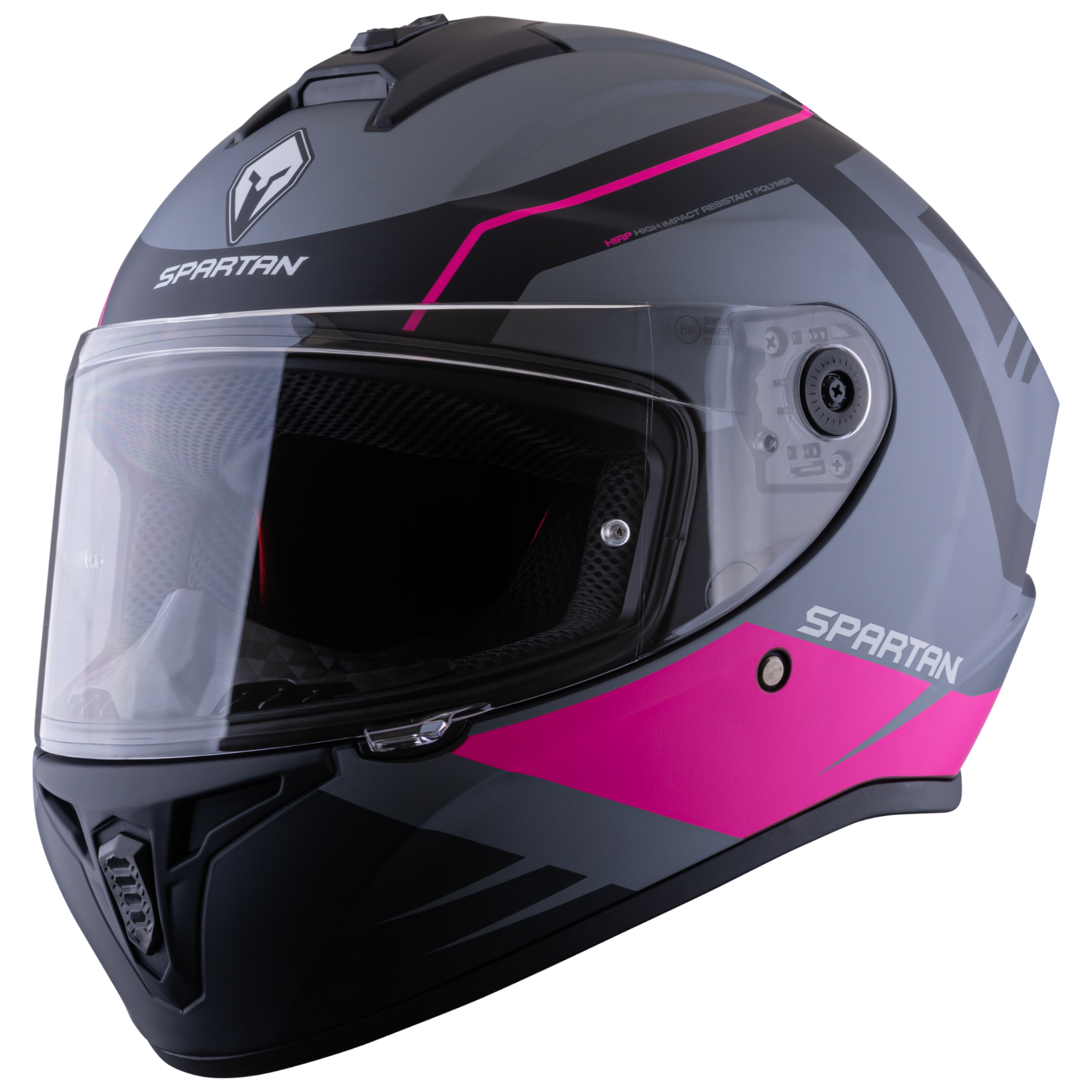 Casco Spartan Draken Aircraft Gris Rosa