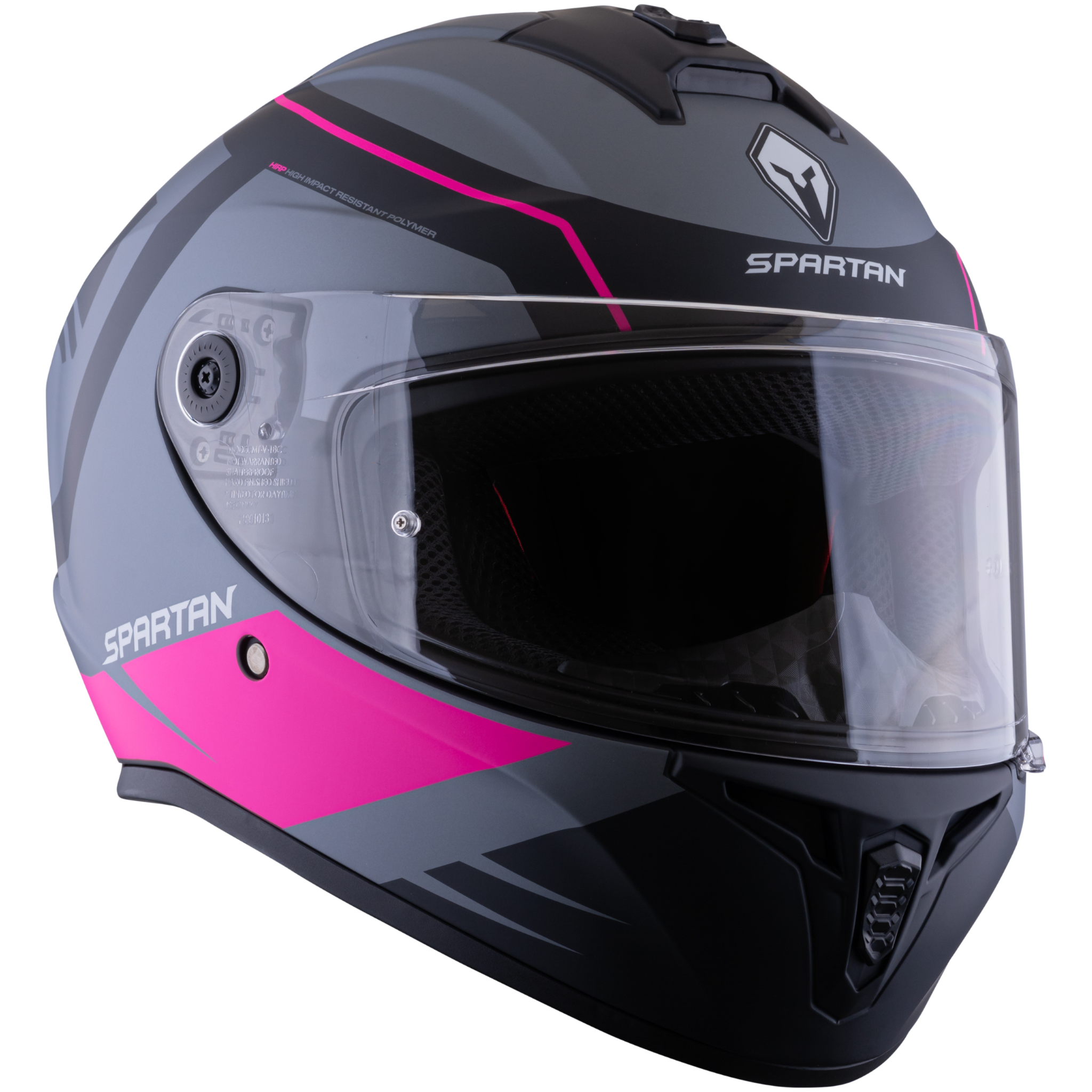 Casco Spartan Draken Aircraft Gris Rosa