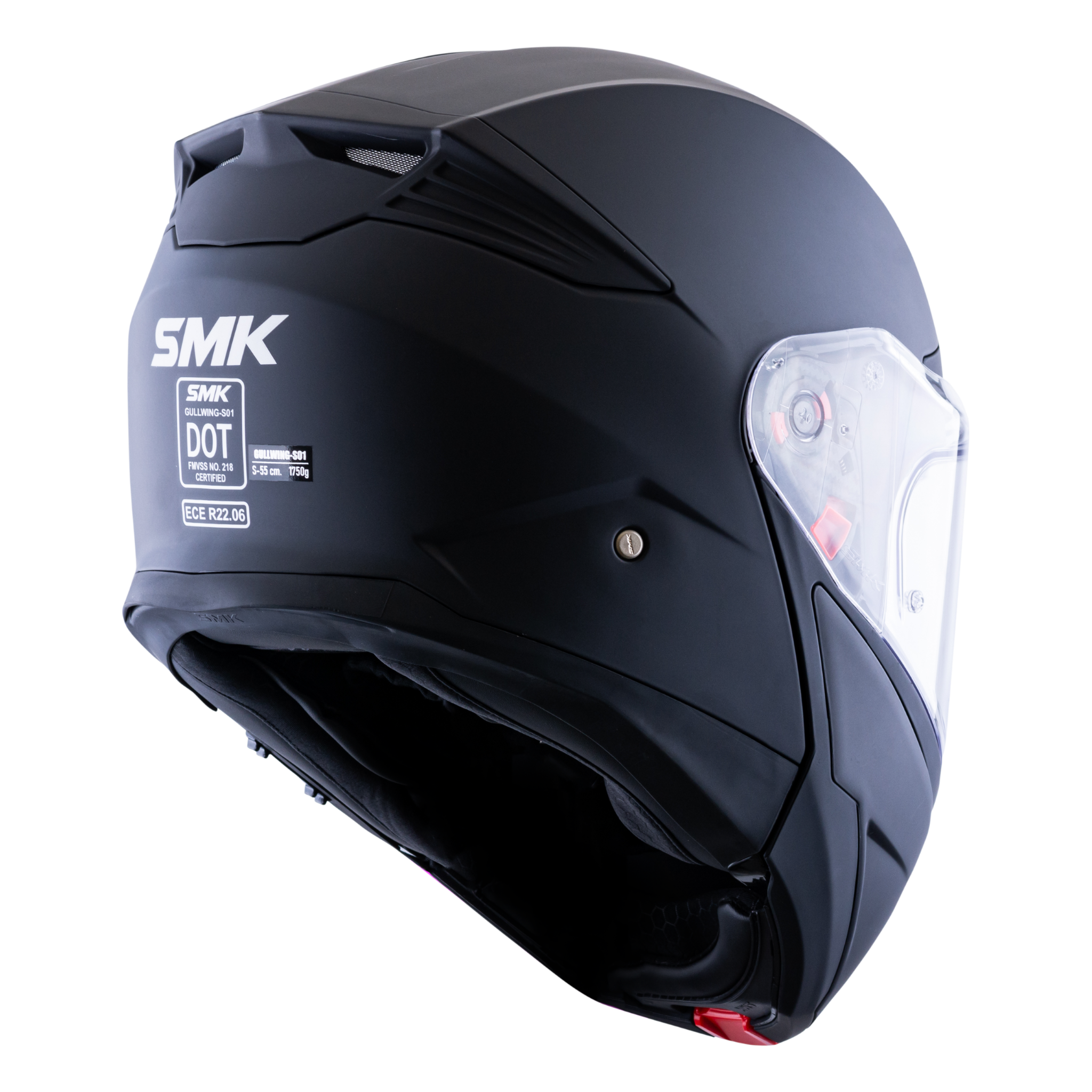 Casco SMK Gullwing V2 Negro Mate