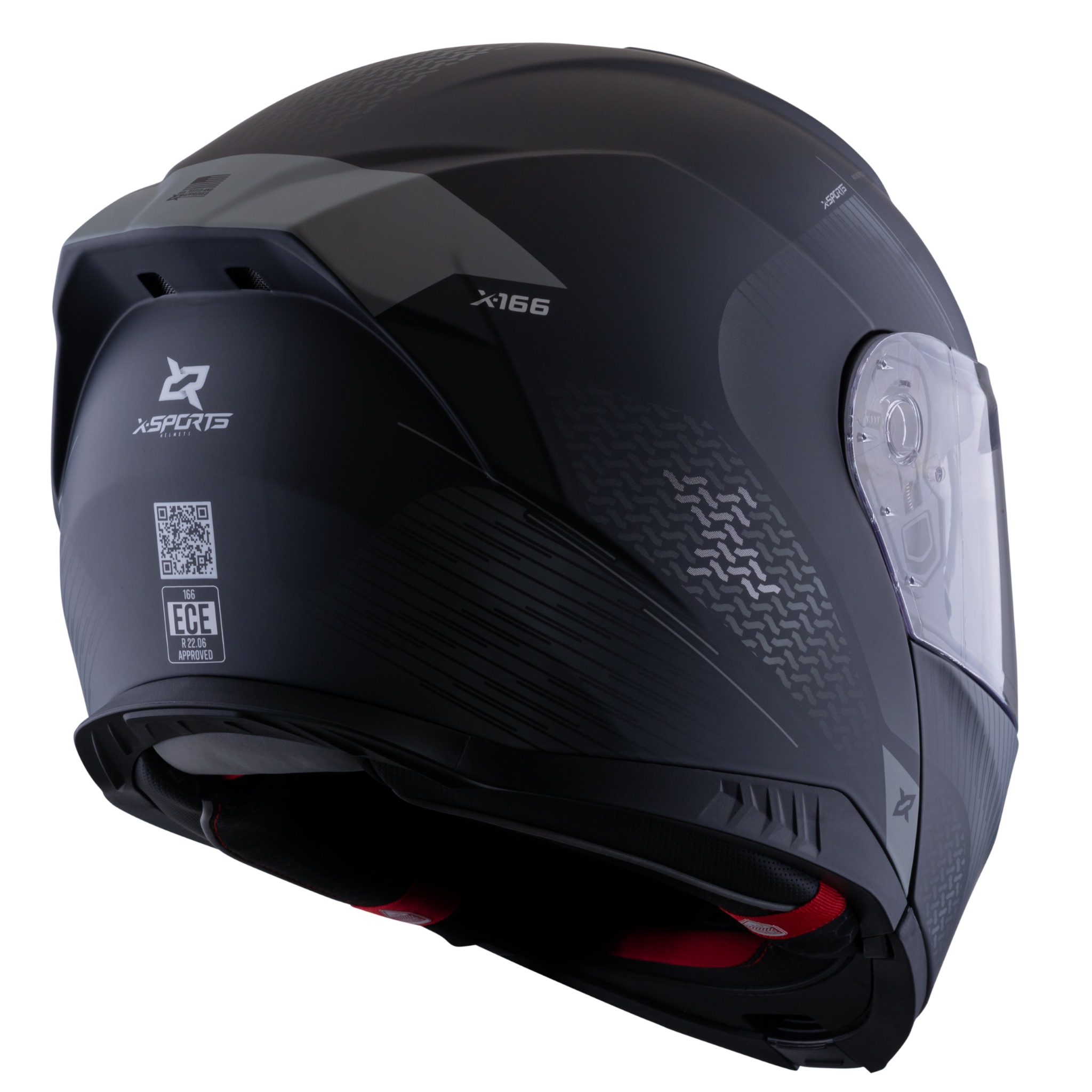 Casco Xsports 166 Toursafe Negro Gris