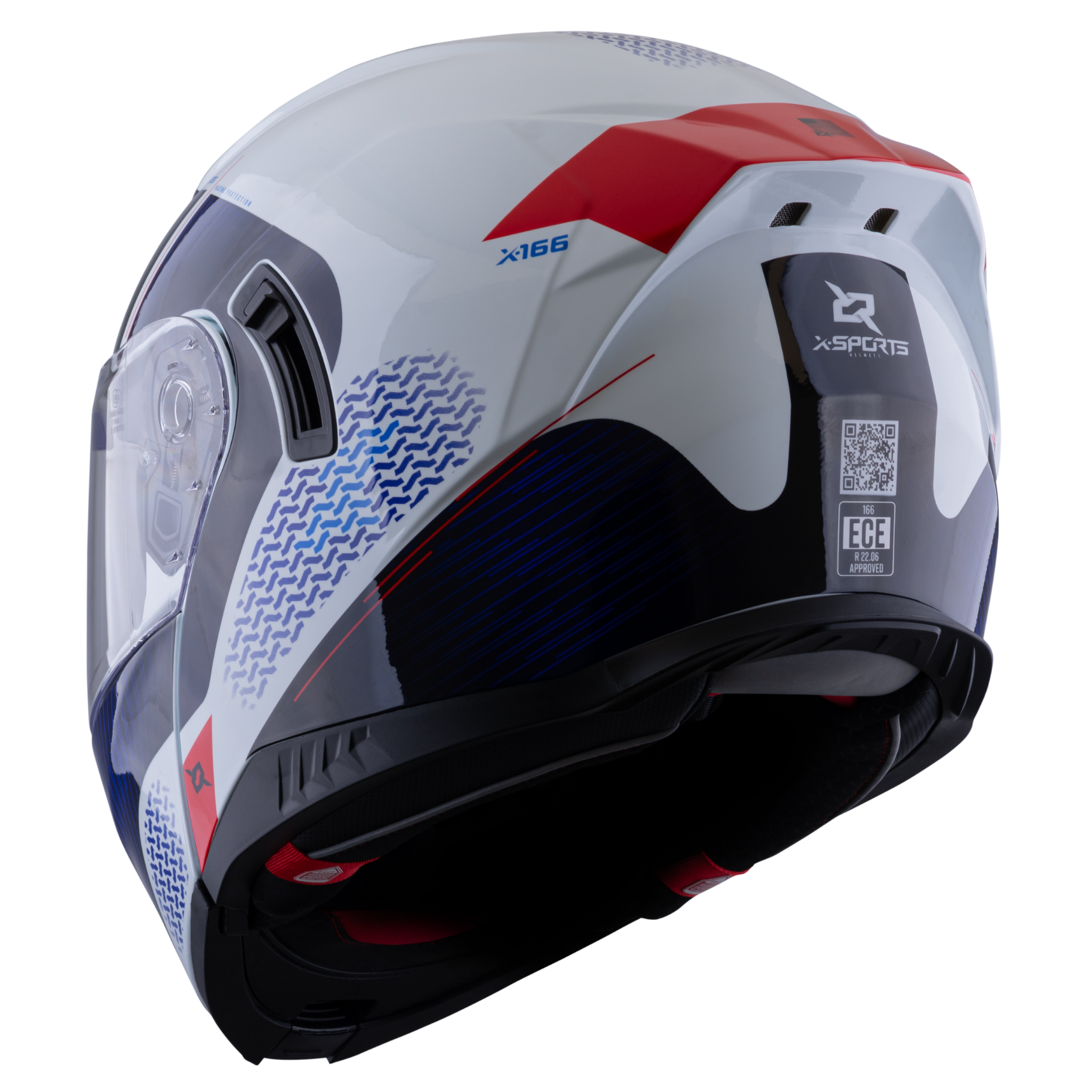 Casco Xsports 166 Toursafe Blanco Brillante