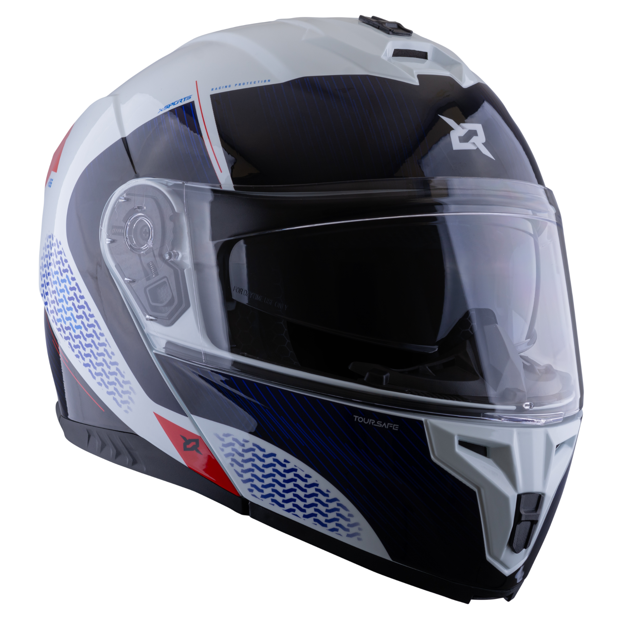 Casco Xsports 166 Toursafe Blanco Brillante