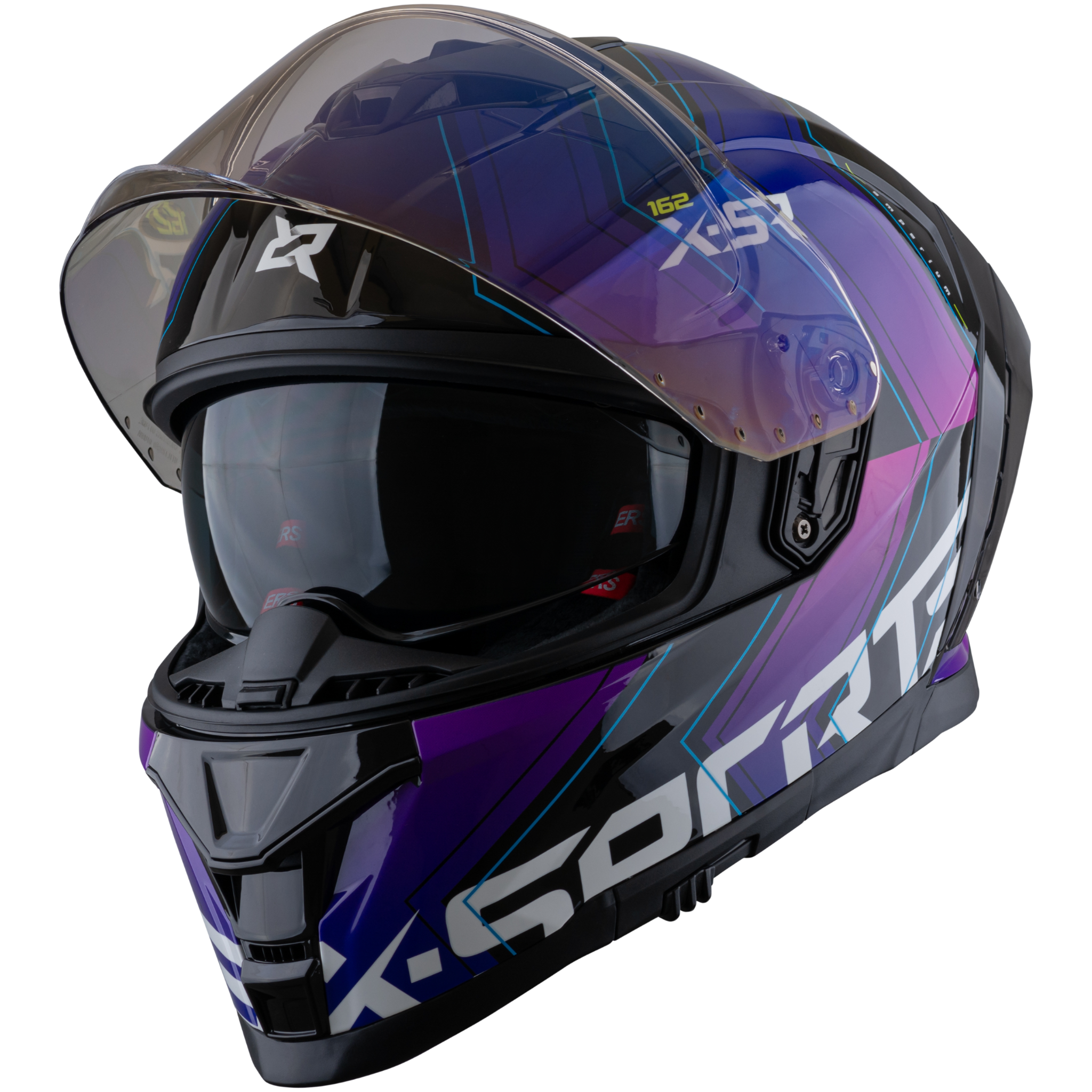 Casco Xsports x-162 Ampreium Morado Rosa
