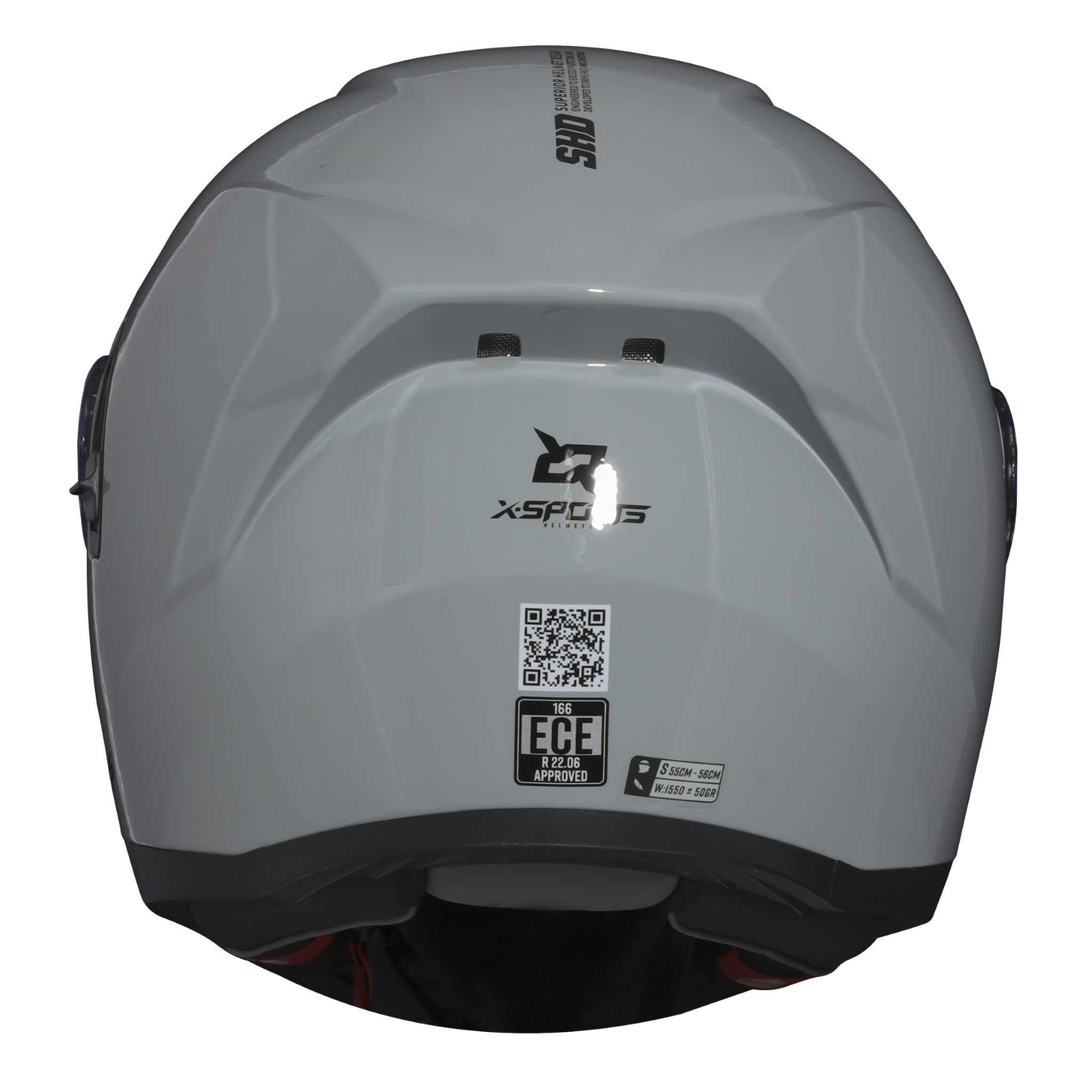 Casco Xsports 166 Gris Brillante