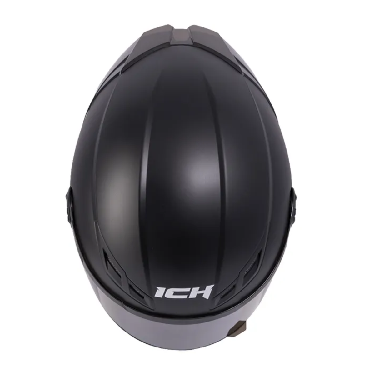Vista superior del casco ICH 501 Solid negro