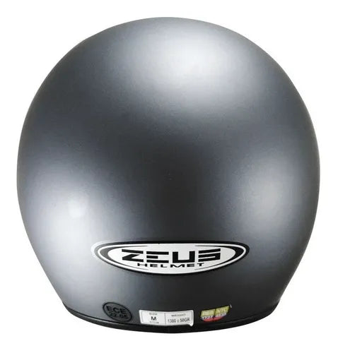 Casco ZEUS 507, gris oscuro, vista posterior
