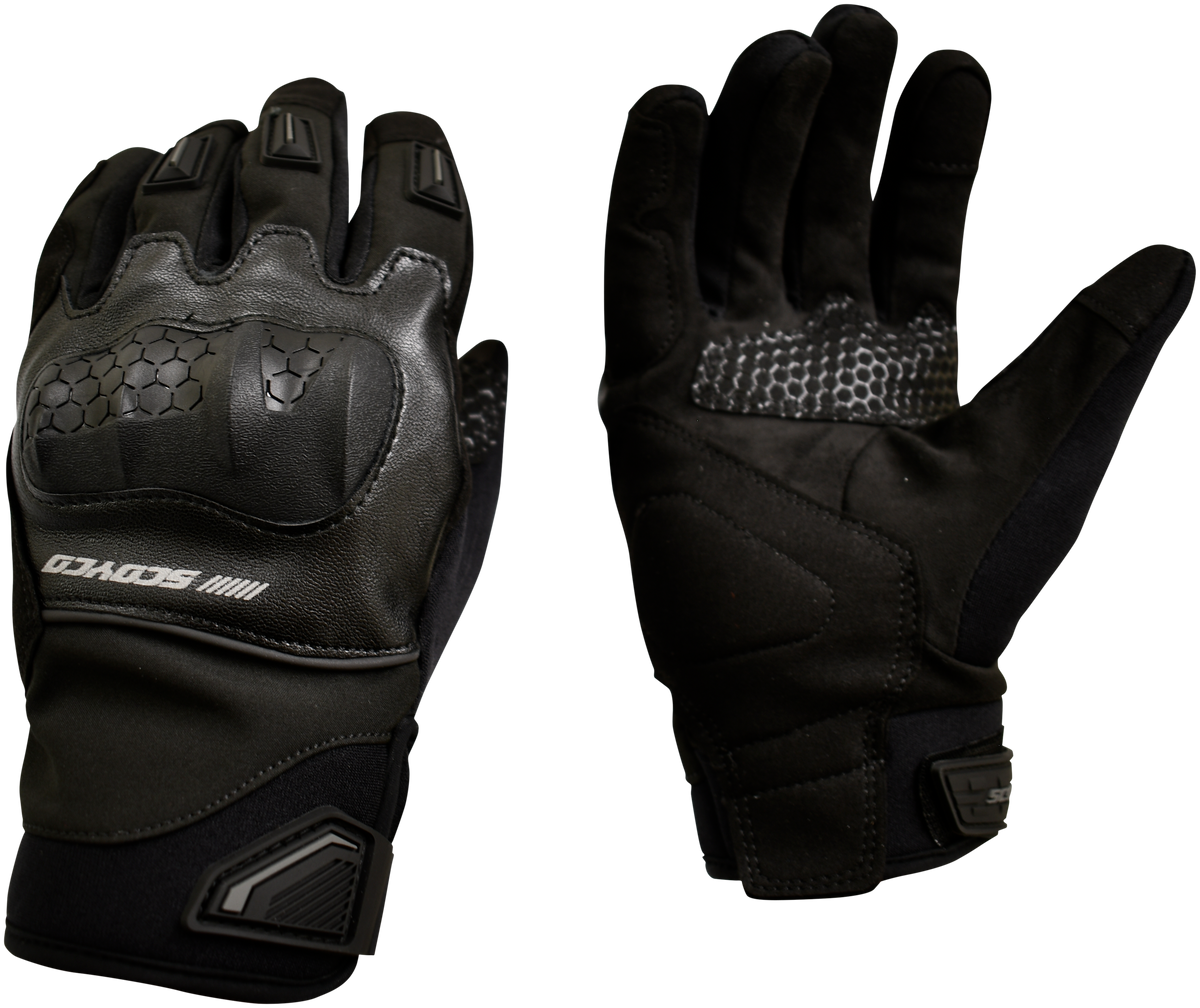 Guante SCOYCO MC192 Impermeable, vistas del dorso y la palma