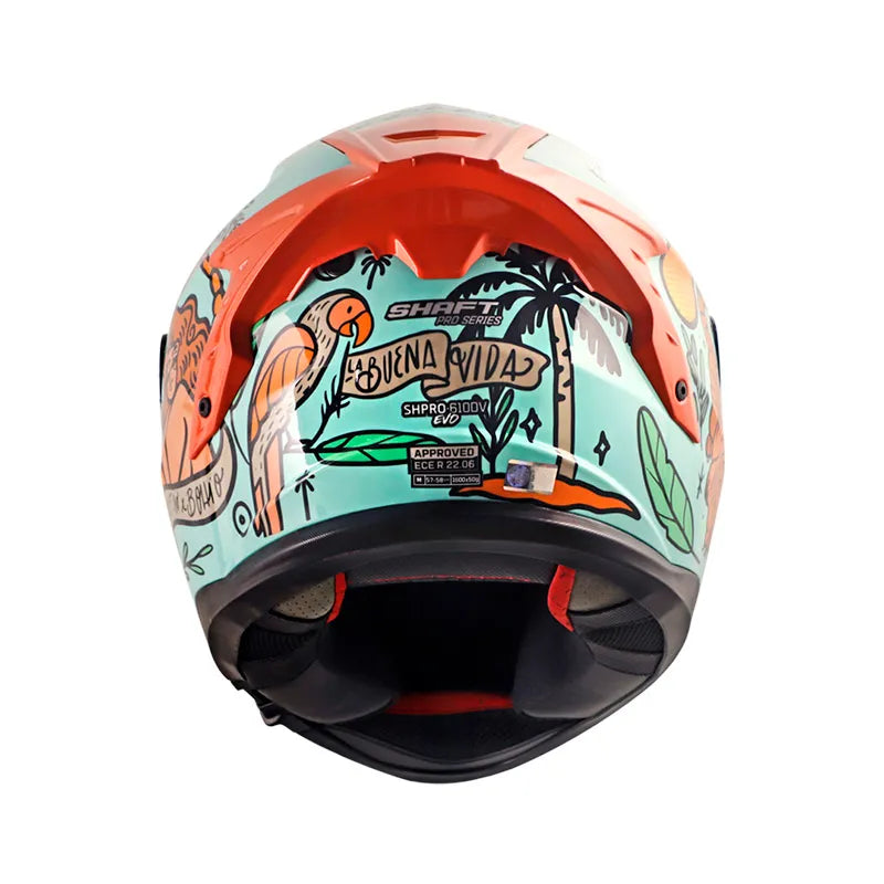 Casco SHAFT PRO SHPRO 610 DV EVO La Buena Vida Verde Claro