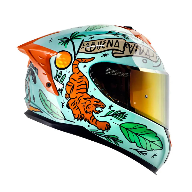 Casco SHAFT PRO SHPRO 610 DV EVO La Buena Vida Verde Claro