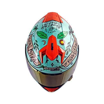Casco SHAFT PRO SHPRO 610 DV EVO La Buena Vida Verde Claro
