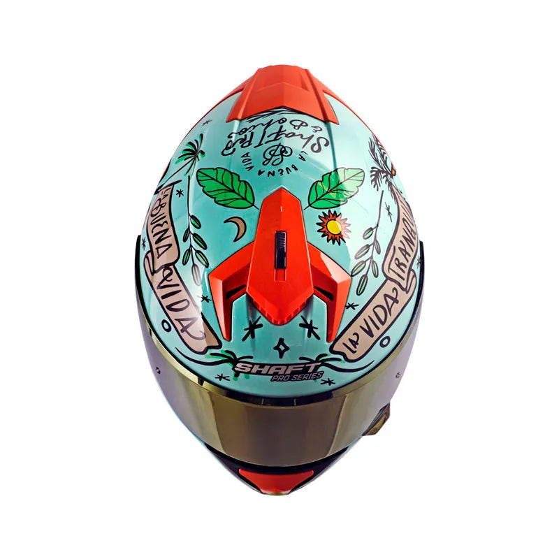 Casco SHAFT PRO SHPRO 610 DV EVO La Buena Vida Verde Claro