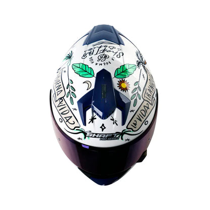 Casco SHAFT PRO SHPRO 610 DV EVO La Buena Vida Blanco