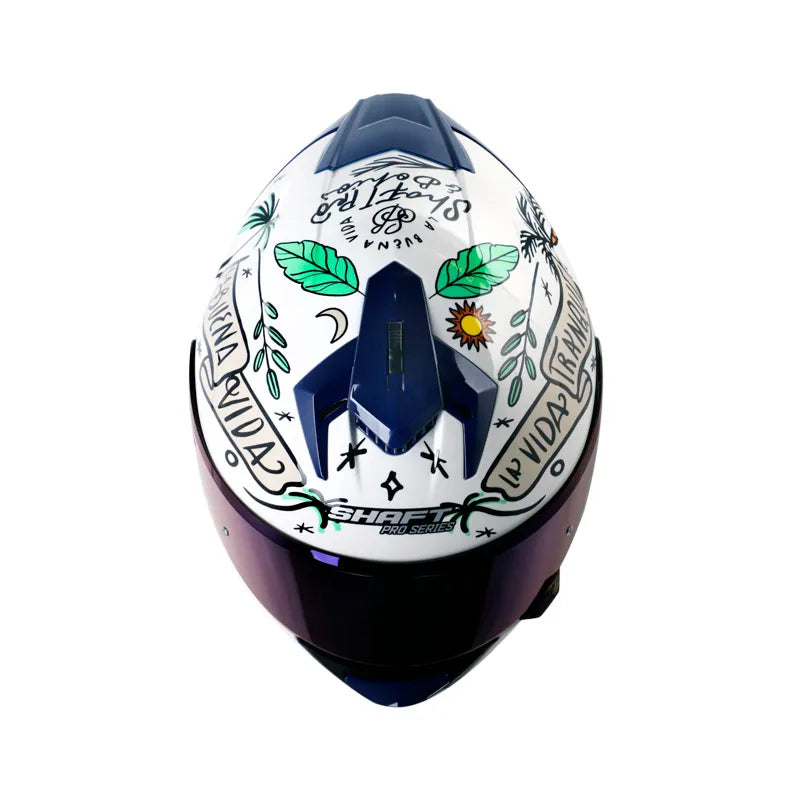 Casco SHAFT PRO SHPRO 610 DV EVO La Buena Vida Blanco