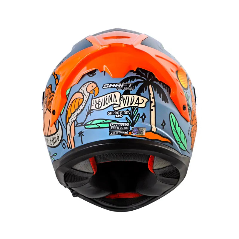 Casco SHAFT PRO SHPRO 610 DV EVO La Buena Vida Azul