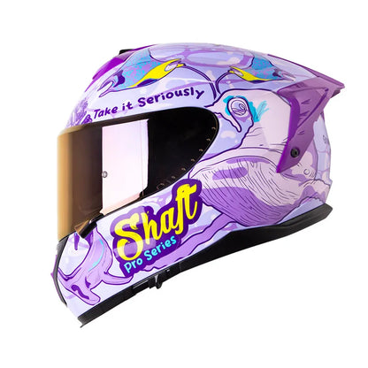 Casco SHAFT PRO SHPRO 610 DV EVO Bluer Planet Morado