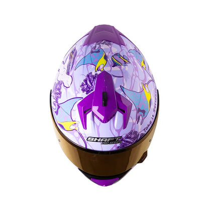 Casco SHAFT PRO SHPRO 610 DV EVO Bluer Planet Morado