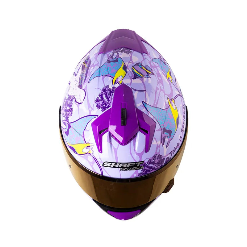 Casco SHAFT PRO SHPRO 610 DV EVO Bluer Planet Morado