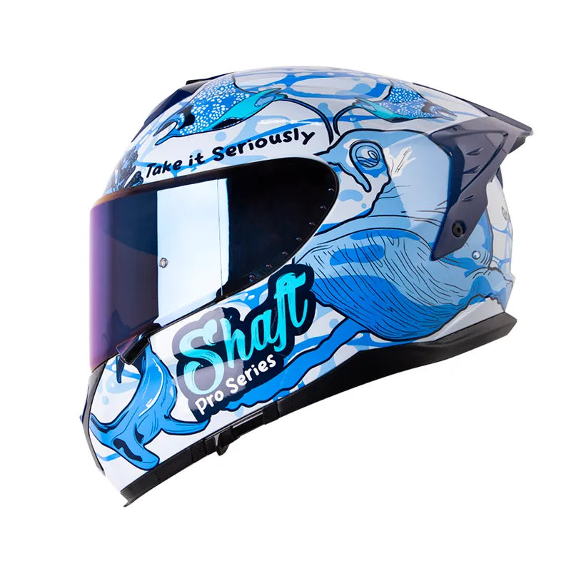 Casco SHAFT PRO SHPRO 610 DV EVO Bluer Planet Azul