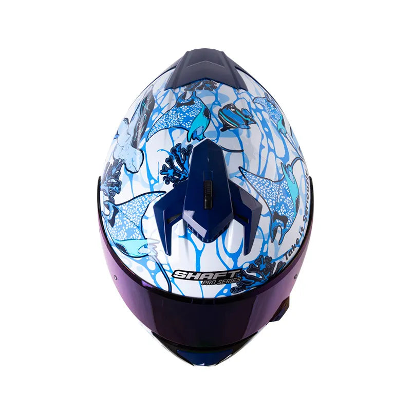 Casco SHAFT PRO SHPRO 610 DV EVO Bluer Planet Azul