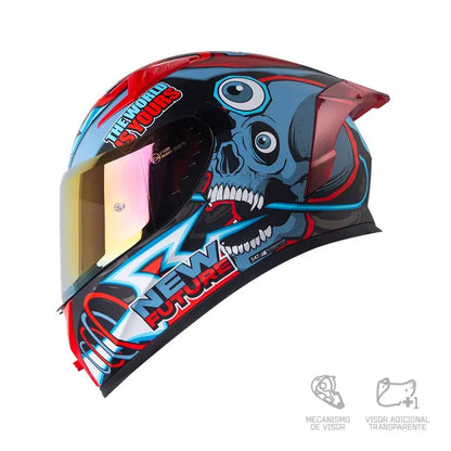 Casco SHAFT 526 Lucky Rojo