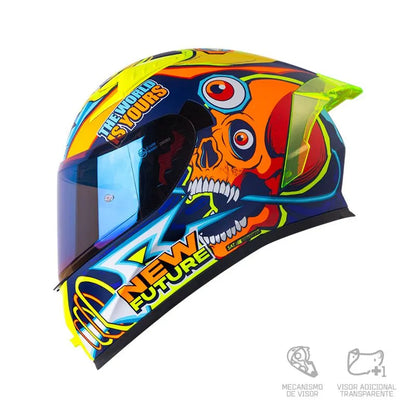 Casco SHAFT 526 Lucky Naranja
